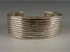 Sterling Silver Bracelet with Etched Lines